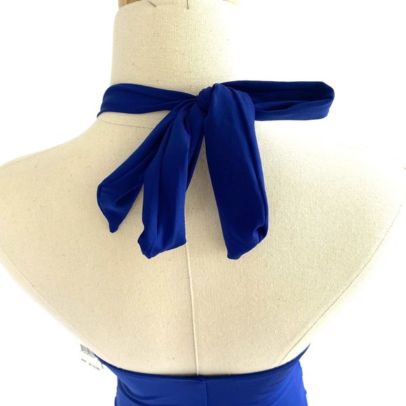 NWT  Blue  one piece  swimsuit by Kenneth Cole - Picture 9 of 10